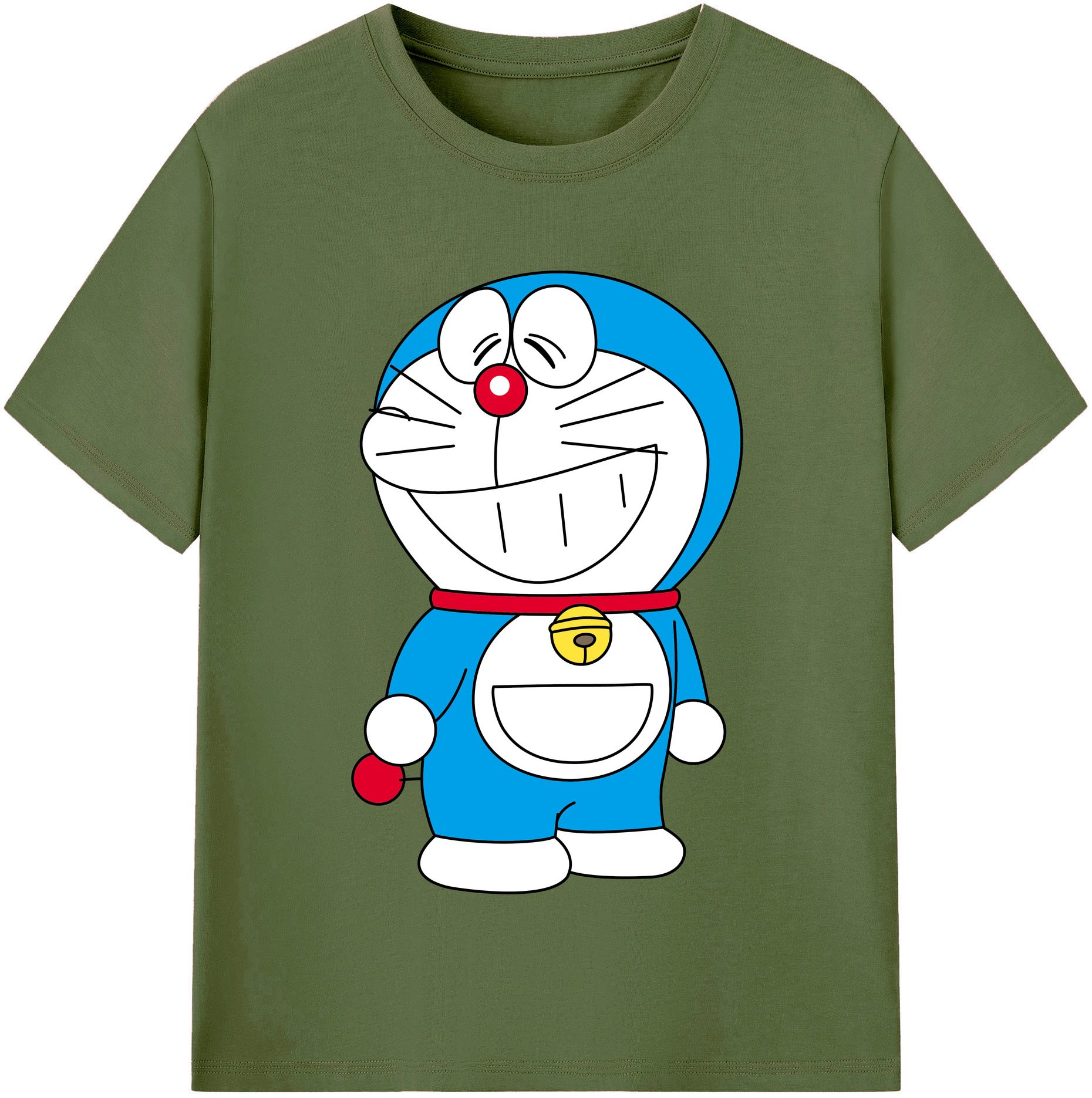 （画像用） ドラえもん Doraemon 綿100％半袖Tシャツ（フロントプリント）